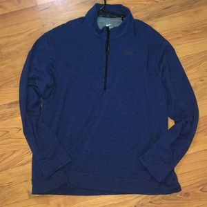 Nike Dri-Fit Long Sleeve Shirt Navy